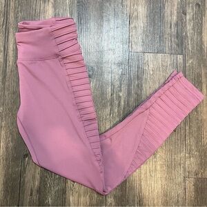 Girls Justice Active Pink Motto Mid Rise Leggings Size 10